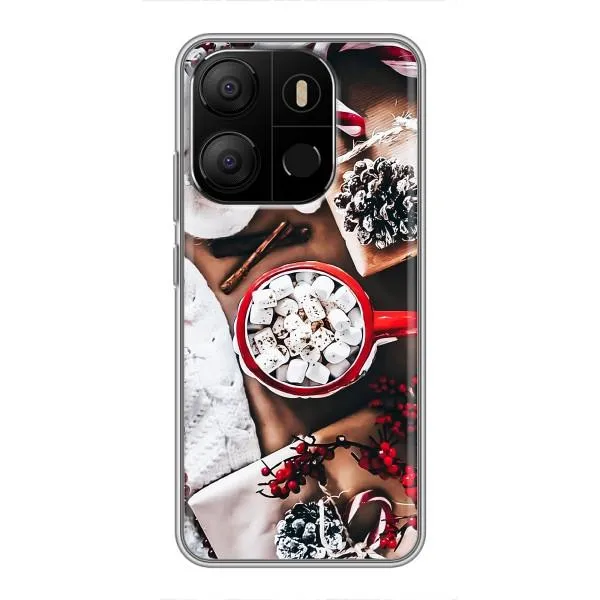 Чехол с принтом «Рождественская атмосфера» для TECNO Pop 7