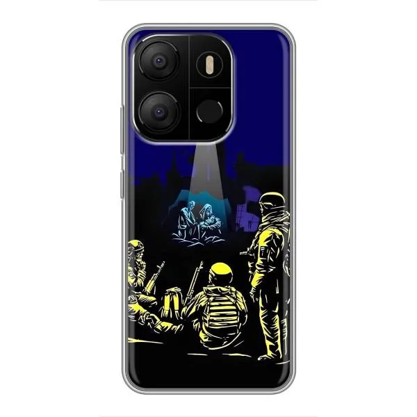 Чехол с принтом «Рождество в Украине» для TECNO Pop 7