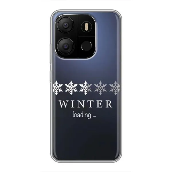 Чехол с принтом «Winter loading» для TECNO Pop 7