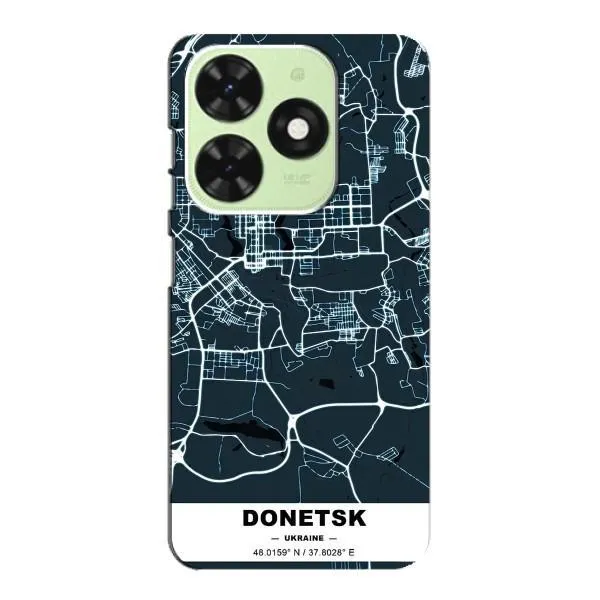 Чехол с принтом «Донецк» для TECNO Pop 8