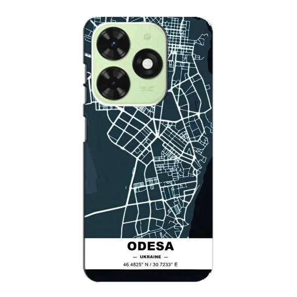 Чехол с принтом «Одесса» для TECNO Pop 8