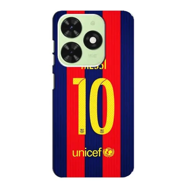 Чехол с принтом «Messi Barca 10» для TECNO Pop 8