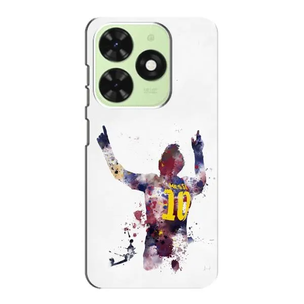 Чехол с принтом «Messi Barca» для TECNO Pop 8