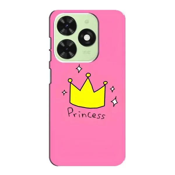 Чехол с принтом «Princess» для TECNO Pop 8