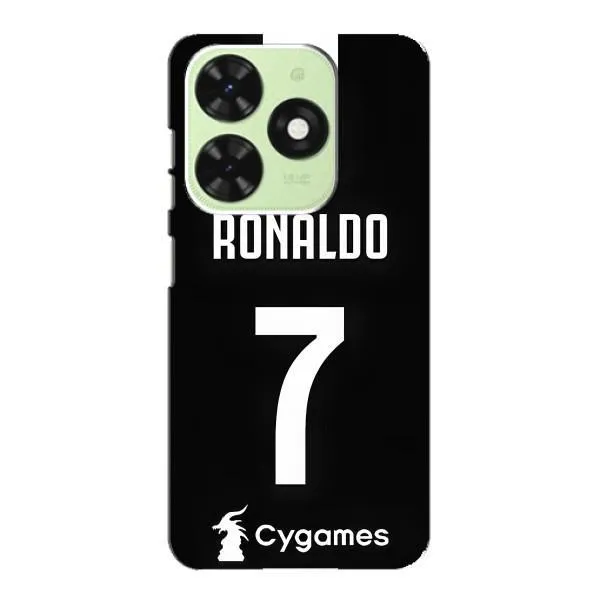 Чехол с принтом «RONALDO 7» для TECNO Pop 8
