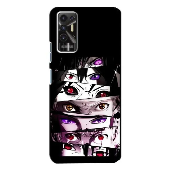 Чехол с принтом «Глаза Anime» для TECNO Pova 2 (LE7n)