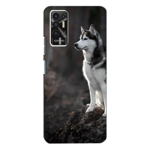 Чехол с принтом «Верный пес» для TECNO Pova 2 (LE7n)