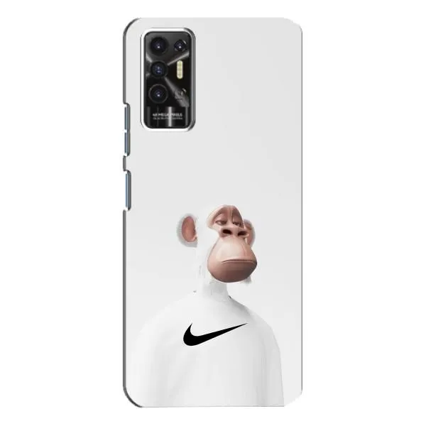 Чехол с принтом «обезьяна NFT Nike» для TECNO Pova 2 (LE7n)