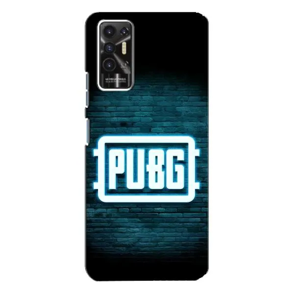 Чехол с принтом «Лого PUBG» для TECNO Pova 2 (LE7n)