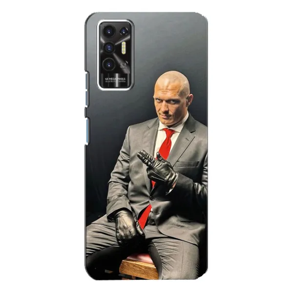Чехол с принтом «Усик Hitman» для TECNO Pova 2 (LE7n)