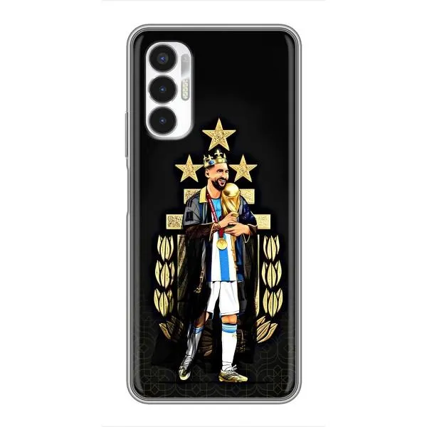 Чехол с принтом «Месси Король» для TECNO POVA 3 (LF7n) Чехол с принтом «Месси Король» для TECNO POVA 3 (LF7n)