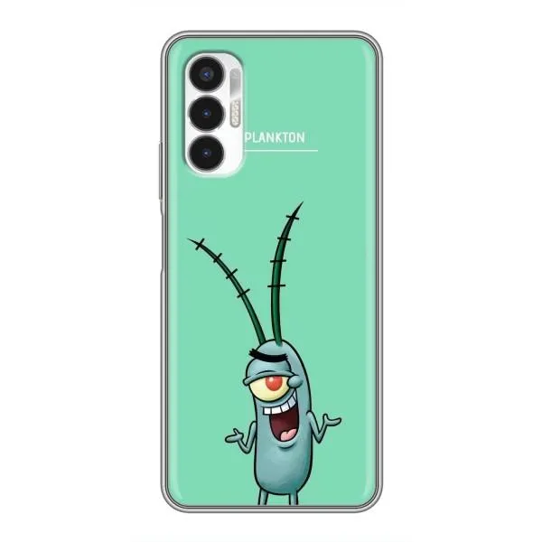 Чехол с принтом «Персонаж Планктон» для TECNO POVA 3 (LF7n)