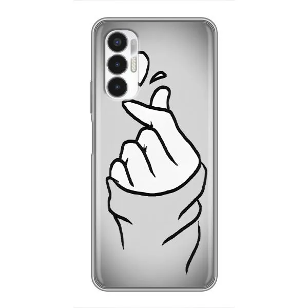 Чехол с принтом «Значок Love» для TECNO POVA 3 (LF7n)