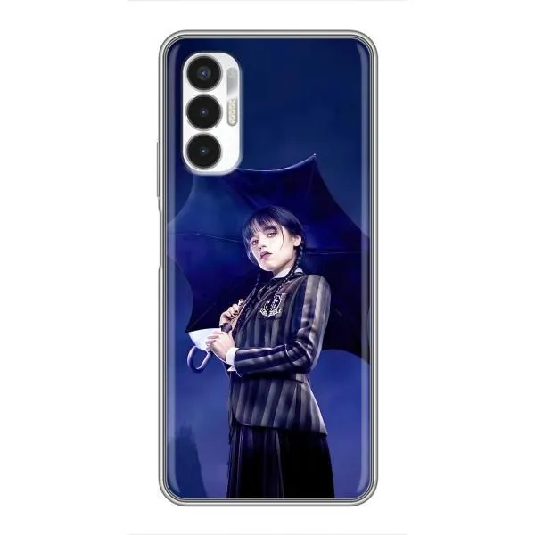 Чехол с принтом «Венсдей» для TECNO POVA 3 (LF7n)