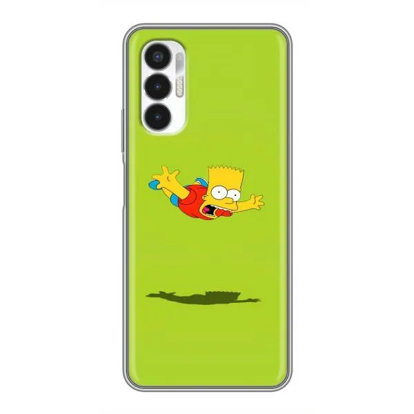 Чехол с принтом «Барт Симпсон» для TECNO POVA 3 (LF7n)