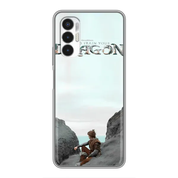 Чехол с принтом «Дракон лого» для TECNO POVA 3 (LF7n)