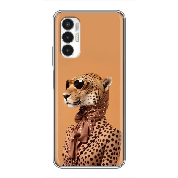 Чехол с принтом «Стильный леопард» для TECNO POVA 3 (LF7n)