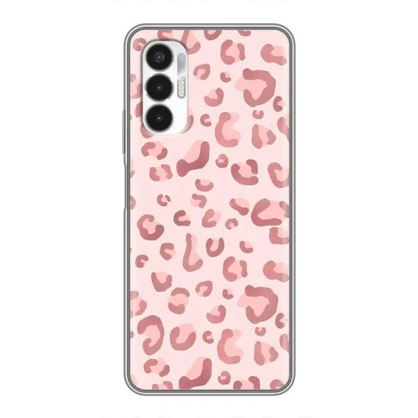 Чехол с принтом «Розовый леопард» для TECNO POVA 3 (LF7n)