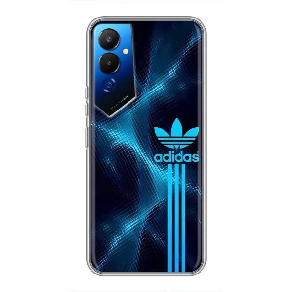 Чохол з принтом «Синій Адідас» для TECNO POVA 4 (LG7n)