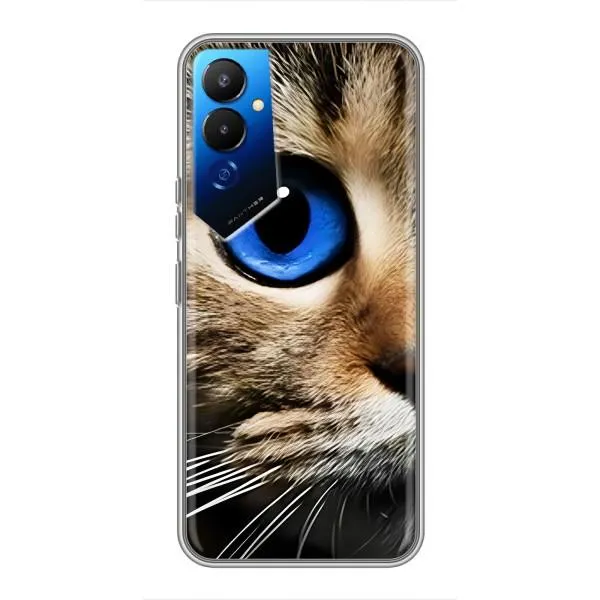 Чехол с принтом «Глаз кота» для TECNO POVA 4 (LG7n)