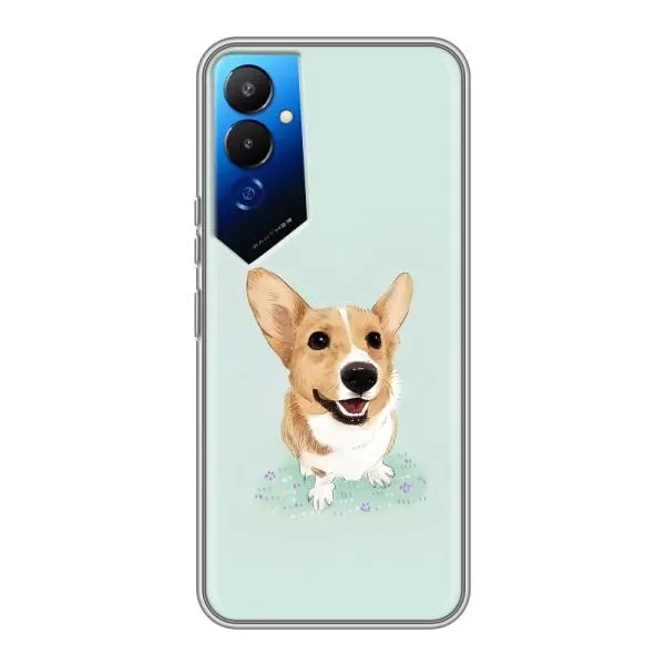 Чехол с принтом «Корги» для TECNO POVA 4 (LG7n) Чехол с принтом «Корги» для TECNO POVA 4 (LG7n)