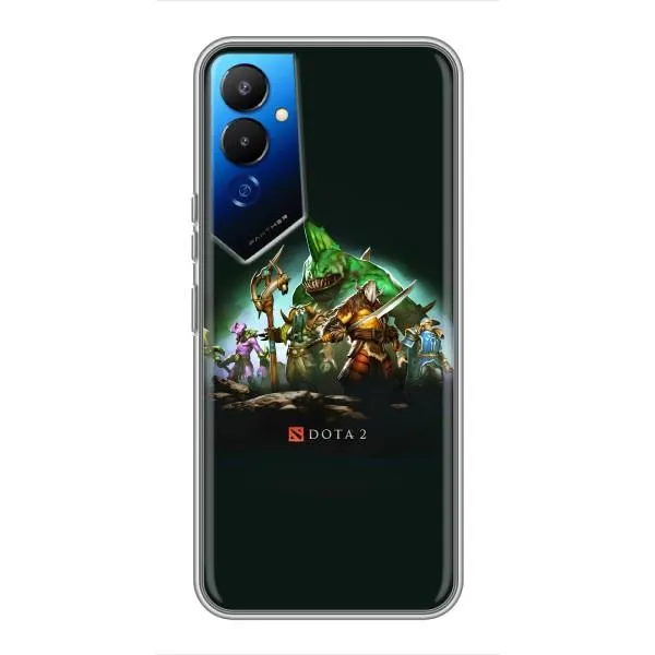 Чехол с принтом «DOTA 2» для TECNO POVA 4 (LG7n)