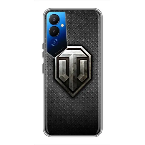 Чехол с принтом «Лого Tanks» для TECNO POVA 4 (LG7n)