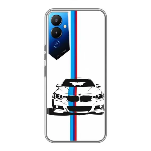 Чехол с принтом «Машина БМВ» для TECNO POVA 4 (LG7n)