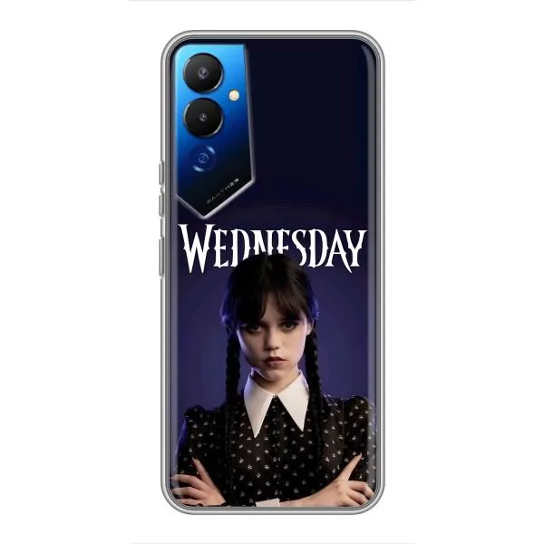 Чехол с принтом «Wednesday» для TECNO POVA 4 (LG7n)