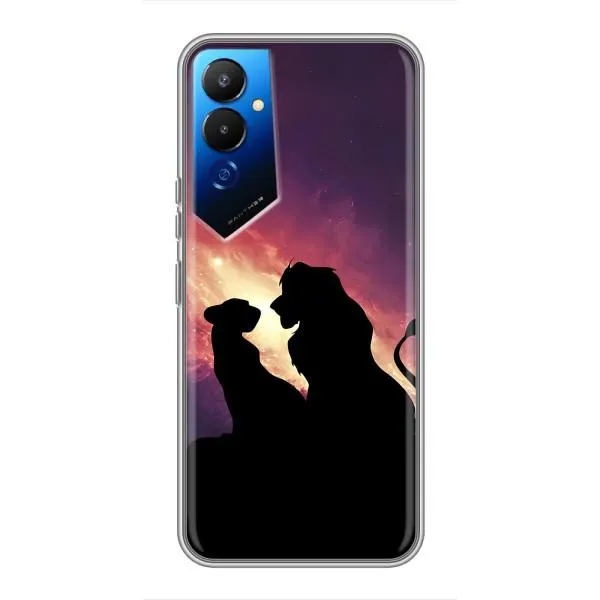 Чохол з принтом «Силует Сімба і Налу» для TECNO POVA 4 (LG7n) Чохол з принтом «Силует Сімба і Налу» для TECNO POVA 4 (LG7n)