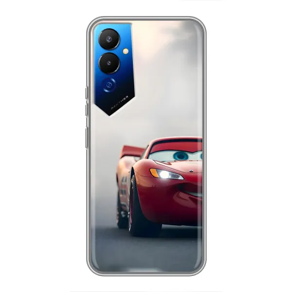 Чохол з принтом «Швидкісний Маквін» для TECNO POVA 4 (LG7n)