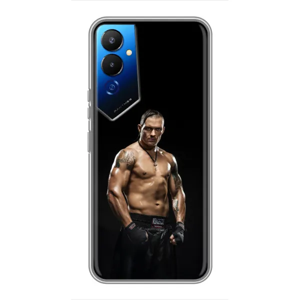 Чехол с принтом «Чемпион Александр Усик» для TECNO POVA 4 (LG7n)