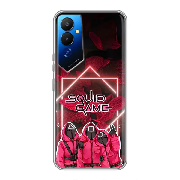 Чохол з принтом «Охоронці Гра кальмара» для TECNO POVA 4 (LG7n)