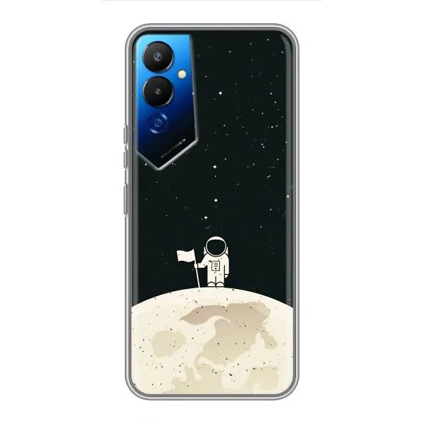 Чехол с принтом «На луне» для TECNO POVA 4 (LG7n)