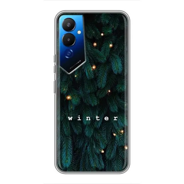 Чехол с принтом «Winter» для TECNO POVA 4 (LG7n)