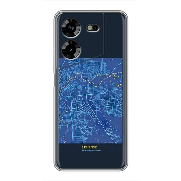 Чехол с принтом «Гуганск» для TECNO POVA 5 (LG7n)