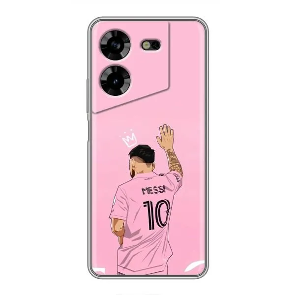 Чехол с принтом «Месси Маями» для TECNO POVA 5 (LG7n)