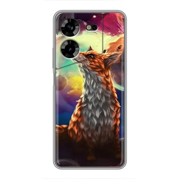 Чехол с принтом «Лисица в космосе» для TECNO POVA 5 (LG7n) Чехол с принтом «Лисица в космосе» для TECNO POVA 5 (LG7n)