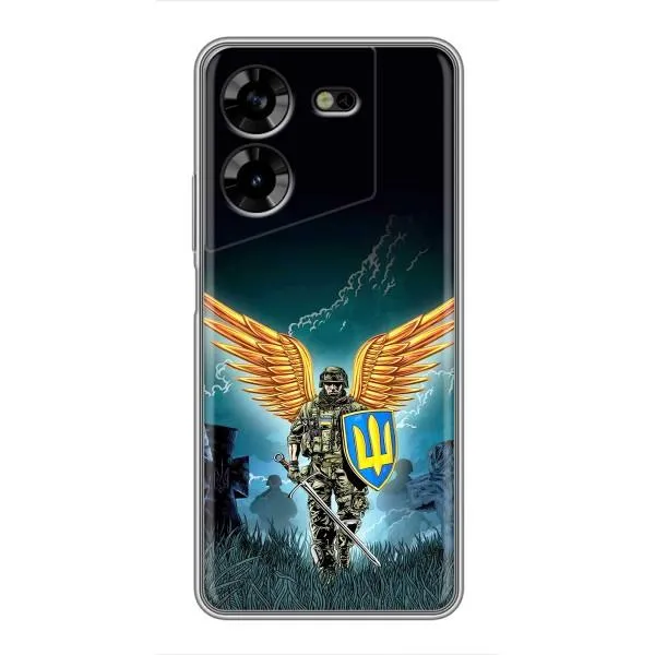 Чохол з принтом «Солдат ЗСУ» для TECNO POVA 5 (LG7n) Чохол з принтом «Солдат ЗСУ» для TECNO POVA 5 (LG7n)