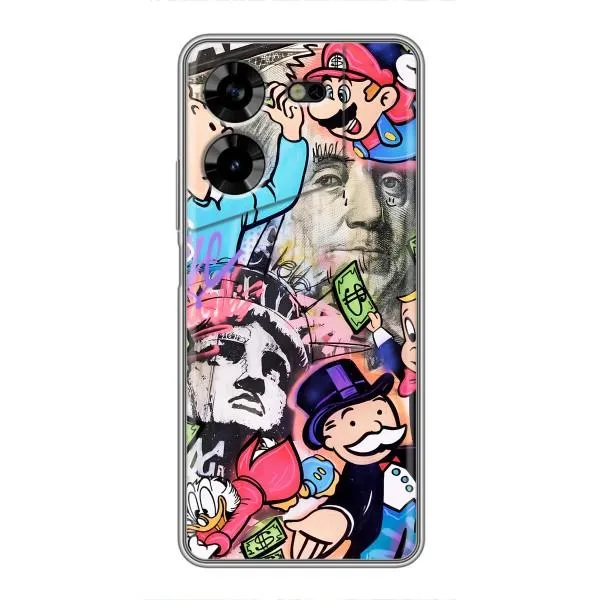 Чехол с принтом «Monopoly man» для TECNO POVA 5 (LG7n)
