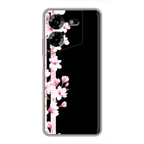 Чехол с принтом «Цветочки» для TECNO POVA 5 (LG7n)
