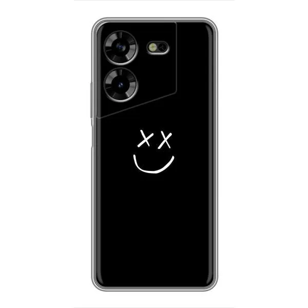 Чехол с принтом «Смайл» для TECNO POVA 5 (LG7n)