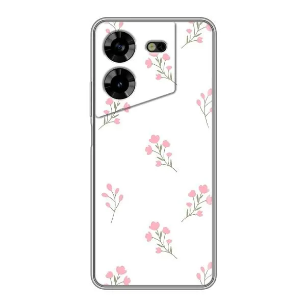 Чехол с принтом «Розовые цветы» для TECNO POVA 5 (LG7n) Чехол с принтом «Розовые цветы» для TECNO POVA 5 (LG7n)