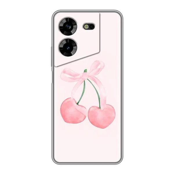 Чехол с принтом «Розовые вишни» для TECNO POVA 5 (LG7n) Чехол с принтом «Розовые вишни» для TECNO POVA 5 (LG7n)
