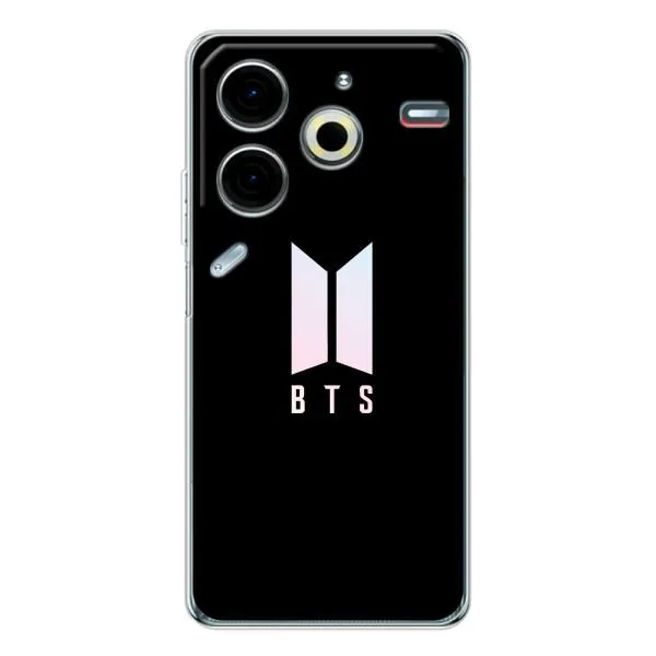 Чохол з принтом «Лого BTS» для TECNO Pova 6 Neo 5G Чохол з принтом «Лого BTS» для TECNO Pova 6 Neo 5G