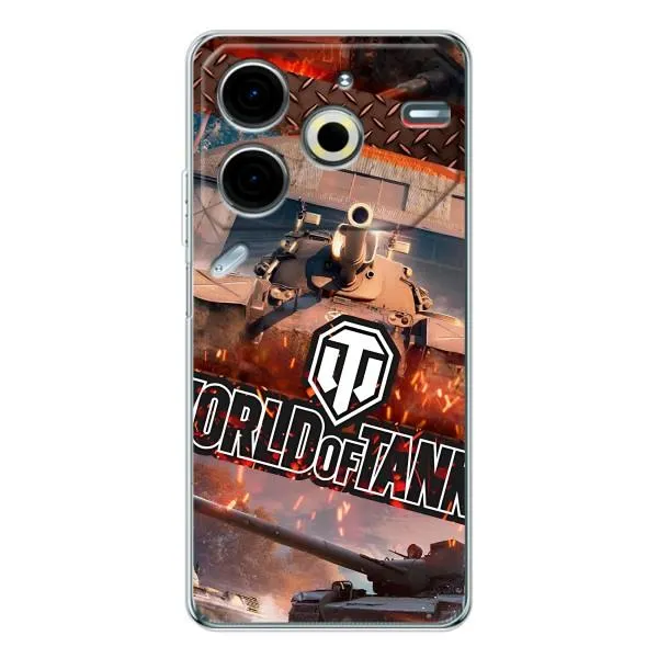 Чохол з принтом «World of Tanks» для TECNO Pova 6 Neo 5G