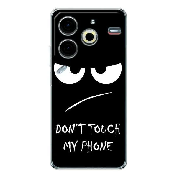 Чехол с принтом «Dont Touch» для TECNO Pova 6 Neo 5G
