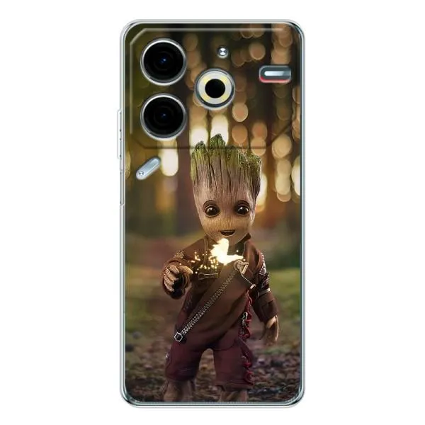 Чохол з принтом «I am Groot» для TECNO Pova 6 Neo 5G Чохол з принтом «I am Groot» для TECNO Pova 6 Neo 5G