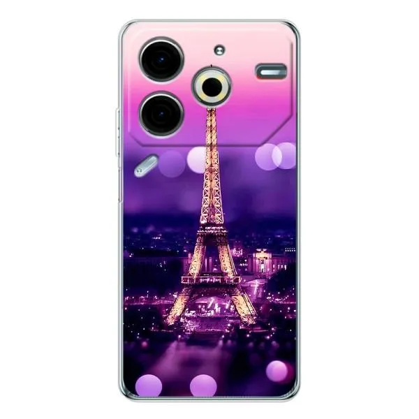 Чехол с принтом «Париж Башня» для TECNO Pova 6 Neo 5G