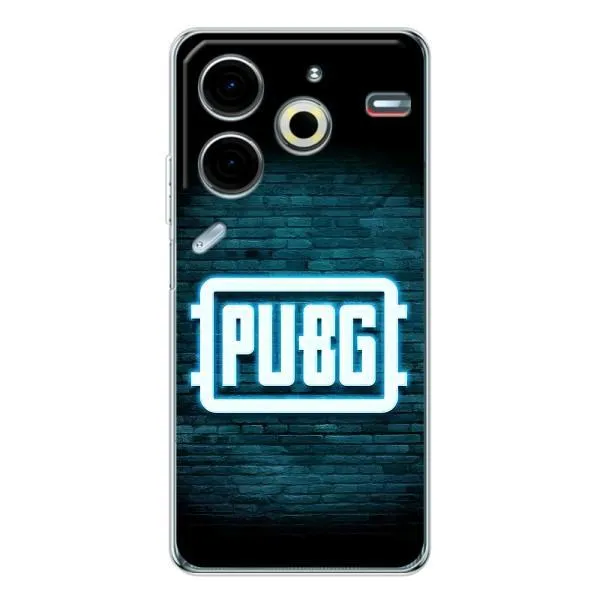 Чехол с принтом «Лого PUBG» для TECNO Pova 6 Neo 5G